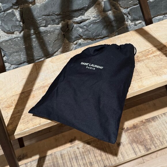 Saint Laurent Black Suede Paris 100 Pumps - Picture 2 of 11